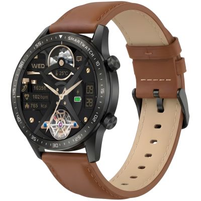 5. Smartwatch Gravity Czarny 2 Paski GT10-4