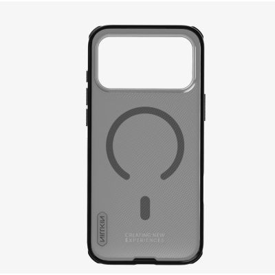 6. Etui Nillkin Super Frosted Shield Pro Magnetic kompatybilne z MagSafe na iPhone 17 Pro Max - półprzezroczysto-czarne