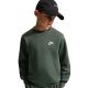 3. Bluza dla dzieci Nike Sportswear Club Fleece ciemnozielona FD3006 305