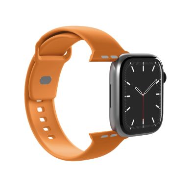 9. Pasek Puro Icon na Apple Watch 44/45/46/49mm - pomarańczowy