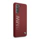 4. Etui BMW Silicone Signature Logo na Samsung Galaxy S21+ - czerwone