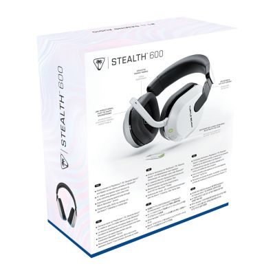 13. Turtle Beach Stealth 600 Gen 3 Zestaw słuchawkowy Bezprzewodowy Opaska na głowę Gaming Bluetooth Biały
