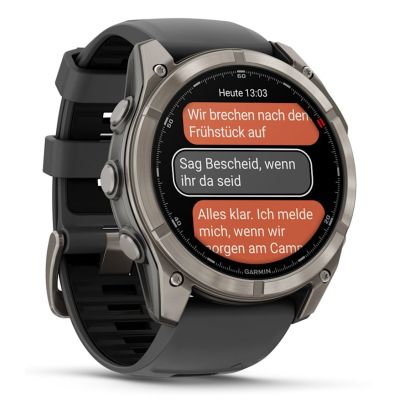 3. Zegarek sportowy Garmin Fenix 8 Pro AMOLED 51mm Sapphire Titanium
