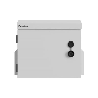 4. SZAFA RACK WISZĄCA 10" HERMETYCZNA IP55 MONTAŻ NA ŚCIANIE/SŁUPIE 320X220X300 SZARA LANBERG (ZŁOŻONA)