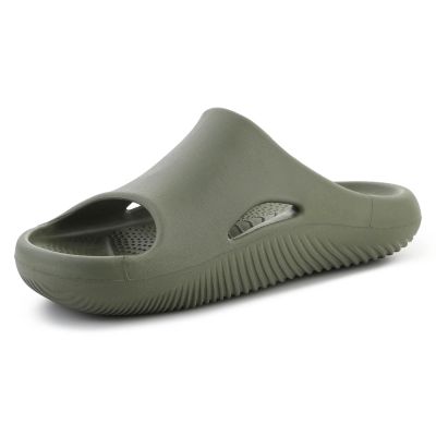 3. CROCS MELLOW RECOVERY SLIDE ARMY GREEN 208392-309