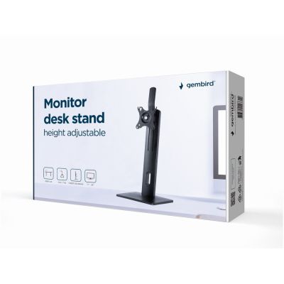 11. Gembird MS-D1-01 uchwyt / stojak do monitorów 81,3 cm (32") Biurko Czarny
