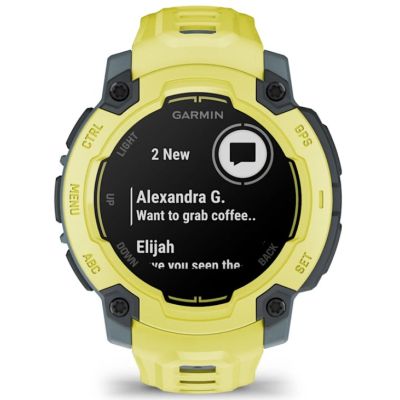 10. Zegarek sportowy Garmin Instinct E 45mm, electric lime