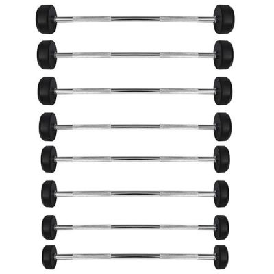 15. Sztanga/gryf stały gumowany HMS 10 kg GSG-10