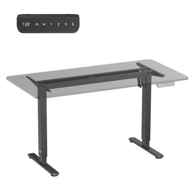 12. ERGO OFFICE BIURKO ELEKTRYCZNE REGULACJA MAX WYS. 1160MM, MAX - 80 KG, BEZ BLATU DO PRACY STOJĄCO SIEDZĄCEJ, CZARNE ER-400 B