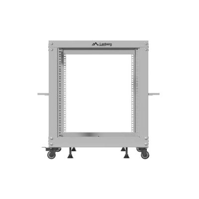 12. Open Rack 19'' 12U 600x600-1100 regulowany szary Lanberg