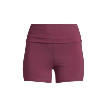 Legginsy treningowe damskie CASALL Sublime Folded Hotpants kolor bordowy