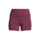 Legginsy treningowe damskie CASALL Sublime Folded Hotpants kolor bordowy