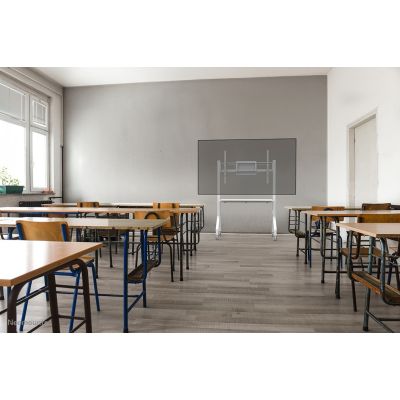 9. Neomounts FL50-525WH1 stojak do multimediów Biały Płaski panel Wózek multimedialny