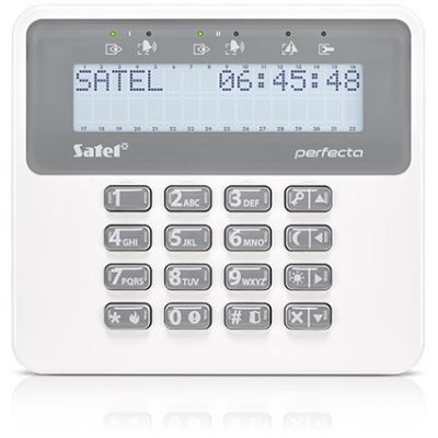 2. Satel PRF-LCD-WRL inteligentny element smart kontroli centralnej domu