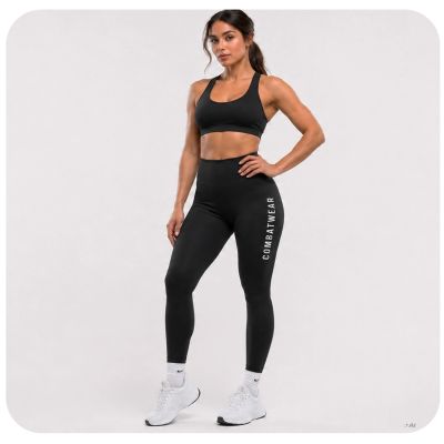2. Legginsy damskie długie czarne COMBATWEAR | DBX Bushido