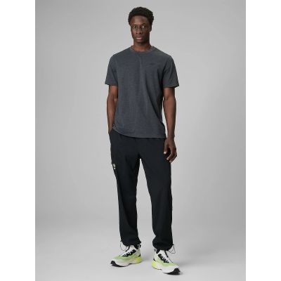 4. T-shirt regular gładki męski 4F 4FRMM00TTSHM4192-23M