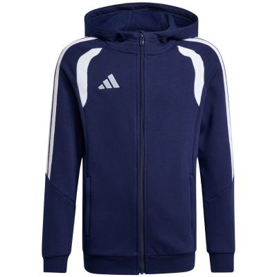 2. Bluza dla dzieci adidas Tiro 26 League Sweat Full Zip Hoodie granatowa KF3322