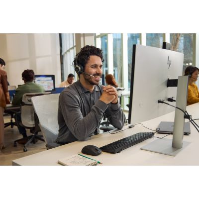 89. Słuchawki przewodowe HP Poly Mission 615 Monaural USB Wired Headset