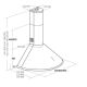 3. Okap kominowy AKPO WK-4 DANDYS 50 INOX