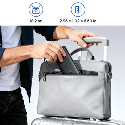 13. Powerbank Baseus EnerFill FC41 25000mAh 145W z wyświetlaczem cyfrowym i wbudowanym podwójnym kablem USB-C - czarny