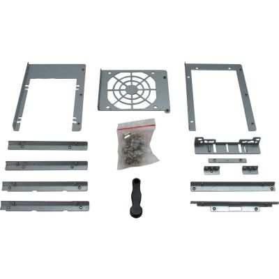 8. Inter-Tech 4U-4416L Rack Czarny, Srebrny