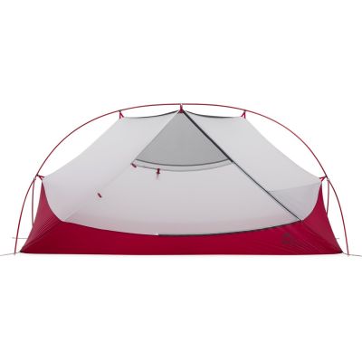 2. MSR Hubba Hubba Bikepack 1 os. Zielony, Czerwony, Biały Namiot trójkątny