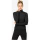 5. Longsleeve termoaktywny damski SUPER.NATURAL W SIERRA140 POCKET ZIP 1/4 czarna
