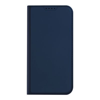 8. Etui do iPhone 15 Plus pokrowiec z klapką i portfelem Dux Ducis Skin Pro - niebieskie