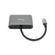 2. Equip 133483 stacja dokująca Przewodowa USB 3.2 Gen 1 (3.1 Gen 1) Type-C Czarny, Szary