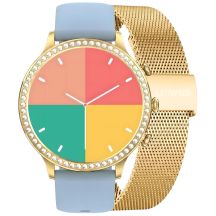 Smartwatch Gravity Złoty Pasek i Bransoleta GT5-4