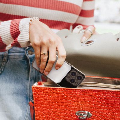 8. Powerbank magnetyczny Wozinsky WRW349YWS 10000 mAh - biały