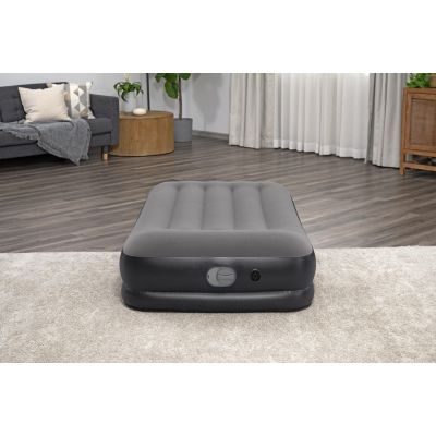 14. Bestway 671BT dmuchany materac Pojedynczy materac Czarny, Szary Unisex