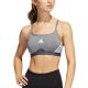 4. Stanik sportowy adidas Aeroreact Training Light-Support 3-Stripes Bra W HC7870