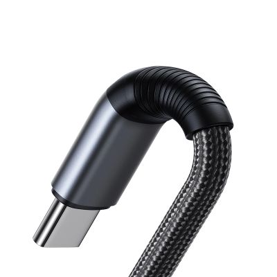 7. Kabel Joyroom Speedy Series S-A21 2w1 USB-C - USB-C / USB-C 100W 1.5m - czarny