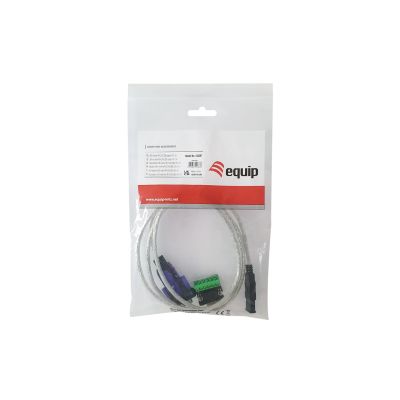 5. Equip 133387 kabel równoległy Szary 1,5 m USB Typu-A DB-9