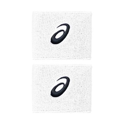 Frotka na rękę Asics Wrist Band 2 szt. biała 3043A143 100