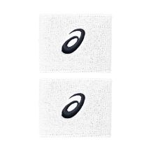 Frotka na rękę Asics Wrist Band 2 szt. biała 3043A143 100