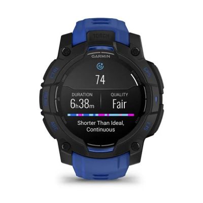 21. Smartwatch GARMIN Instinct 3 AMOLED 45mm Black/Bolt Blue