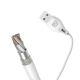 5. Dudao przewód kabel USB / Lightning 2.4A 1m biały (L4L 1m white)