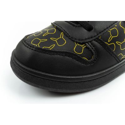 6. Leomil buty sportowe dziecięce sneakersy Pokemon lekkie na rzep czarne