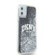 5. Etui DKNY Liquid Glitter Big Logo na iPhone 11 / Xr - czarne