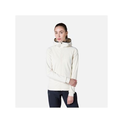 2. Bluza damska ROSSIGNOL W Mid Layer Thin Fz biała