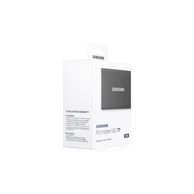 27. Samsung Portable SSD T7 2 TB USB Type-C 3.2 Gen 2 (3.1 Gen 2) Szary
