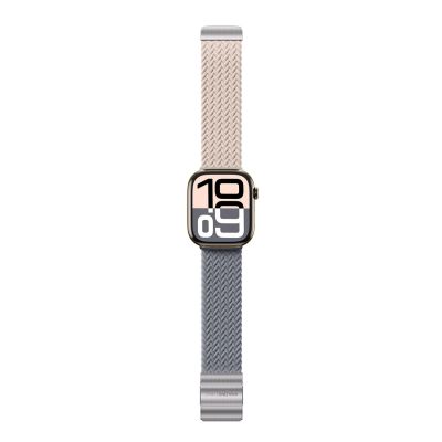 2. Zestaw 2 pasków AMAZINGTHING Blend Band do Apple Watch 45 / 46 / 49 mm - różowo-szary / różowy
