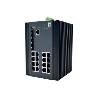 4. Przełącznik LevelOne 20x GE IGU-2071 16x 1GbE 4x 2.5GbE SFP sw