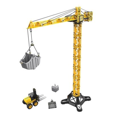 TOY RC CONSTRUCTION CRANE SET CAT 82438