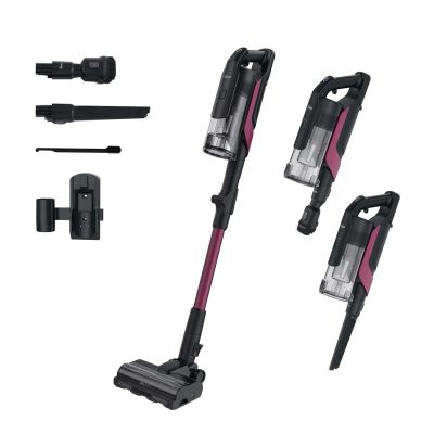 68. Hoover HF610HX 011 Pionowy odkurzacz Bateria Suchy EPA Bez worka 0,7 l 650 W Purpurowy 4 Ah
