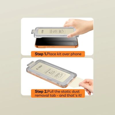 6. Szkło hartowane Tech-Protect Quick Set+ 2-Pack na Samsung Galaxy S26+ - czarne