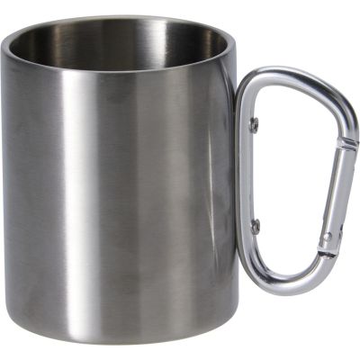 2. KUBEK TURYSTYCZNY 500ML Z KARABIŃCZYKIEM STAL NIERDZEWNA REDCLIFFS