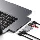 5. Hub Satechi Type-C Pro Hub Slim gwiezdna szarość - Smukła obudowa